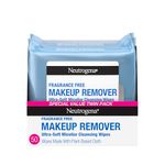 Neutrogena Cleansing Fragrance Free Makeup Remover Facial Wipes, 25 Count, 2 Packs