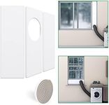 Forestchill Dryer Vent Window Kit for 4" Diameter Dryer Vent Hose, Adjustable Window Vent Kit with Insulated Foam Seal Strip, for Sliding Windows and Hung Windows