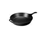 Lodge 13.25 Pre Seasoned Inch Cast Iron Skillet. Large Classic Cast Iron Skillet for Family Size Meals