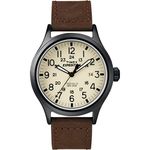 Timex Expedition Scout 40mm Leather Strap Watch