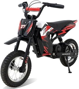 RCB R9X Moto Eléctrica Infantil, Neumáticos de 12 Pulgadas, Potente Motor, 3 Modos 8/12/25KMH, Autonomía máxima 15KM, Motocross para niños de 3-12 años