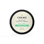 Cremo Beard & Scruff Cream, Astonishingly Superior, Best for all Lengths of Facial Hair, 4 oz Can