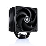 ARCTIC Freezer 36 (Black)- Single-tower CPU cooler with push-pull, two pressure-optimised 120 mm P fans, fluid dynamic bearing, 200-1800 rpm, 4 heatpipes, incl. MX-6 thermal compound