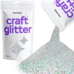 Glitter for Craft Silver Holographic Resin Tumblers Cards Christmas Jewellery Candle Ultrafine 100g / 3.5oz