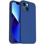 ORNARTO Shockproof Liquid Silicone Designed for iPhone 13 Mini Case 5.4", Gel Rubber Full Body Protection Anti-Shock Cover Case Drop Protection Silicone Case 5.4inch-Royal Blue