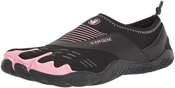 Body Glove Women's Cinch Water Shoe, Black/Prism Pink, 7 US