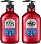 MARO Body & Face Cleansing Soap Body Wash with Fresh Scent Soap Cleanses Clogged Pores - All-In-One Wash to Remove Dirt & Oil for Invigorated & Renewed Skin | 13.5 oz / 400 ml (2 Pack)