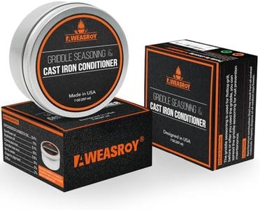 AWEASROY Griddle Seasoning for Blackstone and Cast Iron and Carbon Steel Seasoning, Maintain a Cleaner Non-Stick Skillet, 7 Ounce(2 Packs)