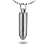 Pill Holder Keychain Mini Titanium 