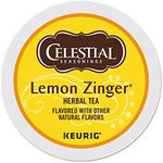 Celestial Seasonings Lemon Zinger Herbal Tea, K-Cup Portion Pack for Keurig K-Cup Brewers, 24-Count