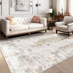 Famibay 5x8 Area Rug Washable Neutr