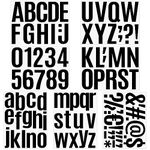 Vinyl Letter Stickers, 4inch Letter Stickers Large Alphabet Stickers Self Adhesive Number Stickers Stick On Letters for Mailbox, Door, Cars, Signs, Window, Home, Address Number(Black)
