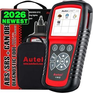 Autel AutoLink AL619 Scanner, 2026 ABS SRS Airbag Warning Light Diagnostic Scan Tool, 10 OBDII Test Modes, DTCs Lookup, Live Data, Turn Off Check Engine Light OBD2 Code Reader, Up of AL519 ML519 ML619