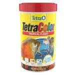 Tetra Tropical Colour Flakes, Fish Food with Natural Colour Enhancers, 62g