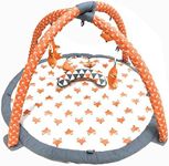 Bacati - Baby Activity Gyms & Playmats (Playful Fox Orange/Grey)