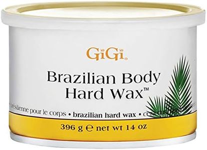 GiGi Brazilian Body Hard Wax, Smooth and Soft Bikini, Non-Strip, Suitable for Sensitive Skin, 14 oz, 1-pc