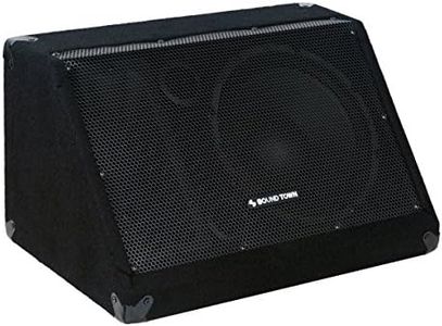 Sound Town Passive DJ PA Stage Monitor Speaker METIS-10M 10” 300W with Compression Driver for Live Sound, Bar, Church