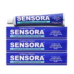 SENSORA Sensitivity Relief Toothpaste with Rapid Relief Formula | Herbal Ingredients | Ideal for Sensitive Teeth |Pack of 3