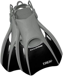 U.S. Divers Adult Trek Travel Fin (Black, Large)