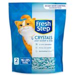 Fresh Step Crystals, Premium Cat Litter, Scented, 8 Pounds (Pack of 2) (Packaging May Vary)