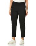 Briggs New York Women's Super Stretch Millennium Slimming Pull-on Ankle Pant, Black, 16