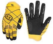 Seibertron B-A-R PRO 2.0 Signature Baseball/Softball Batting Gloves Super Grip Finger Fit for Youth Yellow L