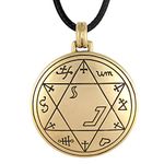 Bronze Talisman for Success in Business Key of Solomon Pentacle Pendant Amulet Jewelry