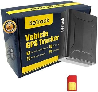 SeTrack Wireless GPS Tracker with Voice Monitoring Waterproof Magnetic 10000mAH Device (Make in India) with Android and iOS Mobile App with Anti Theft Alarm for Car, Bike, Kids Bag, Elders, Women