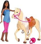 Barbie Doll, Brunette, and Horse, G