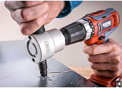 EXTOL PREMIUM 360° DOUBLE-HEADED DRILL BIT SHEET METAL NIBBLER CUTTER TOOL KIT
