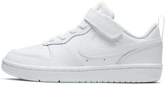 Nike Court Borough Low 2 (PSV), Scarpe da Basket, White/White-White, 28.5 EU