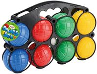 Toyrific | 8pc Set Large Boules Set, Classic Outdoor Garden Games, French Boules Set for Family Games, Kids and Adults