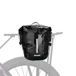 Rhinowalk Bike Pannier Bag 7L Waterproof Bicycle Rear Rack Bag With Shoulder Strap for Touring Cycling