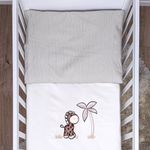 Baby Comfort 2 Pcs Kids 100% Cotton Duvet Cover Pillowcase Bedding Set for Cot 120 x 90 cm (Giraffe)