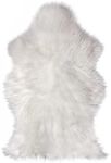 White Faux Sheep Skin Rug Home idea Indoor Winter Warm Fluffy