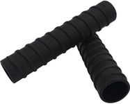 Omoojee Kayak Paddle Grips, No-Slip Silicone Grips, Blister Prevention, Kayaking Accessories for Take-Apart Paddle (Diameter 1.18 Inches, Black)