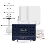 Cell Phone Booster for Home & Cell Phone Signal Booster with 2 Indoor Panel Antennas Band 66/2/4/5/12/17/13/25 for All Canadian Carriers | Up to 7000 Sq Ft | Boost 4G Data Signal | ISED Approved