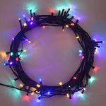 ANSIO® Christmas Lights/Christmas Tree Lights for Indoor & Outdoor Decorations Fairy String Lights with Timer for Xmas Garden Bedroom & Party | Mains Powered (Multicolor, 100 LED)