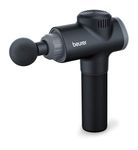 Beurer MG180 Massage Gun – Powerful, Lightweight Percussion Back Massager for Back Pain Relief – 6 Attachments, 4 Intensity Levels, LED Display – Portable Neck Massagers for Neck and Back