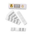 SLICKFIX Fashion Dressing Tape Wide (Pack of 36) Invisible Double-sided Body Tape (Fabric and Skin Friendly) Strong Adhesive for all day use | Transparent