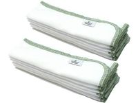 (Pack of 12) Pure & Gentle Muslin Face Cloths by WithNature Skincare