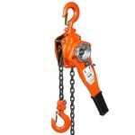 VOLTZ 0.75 Ton Rachet Lever Hoist 3/4Ton Chain Block Lever Hoist 1.5mtr/5ft