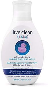 Live Clean Baby Bubble Bath & Wash, Calming Bedtime, 300 mL