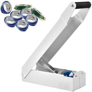 Genikeer Heavy Duty Tin Can Crushers, Portable Standing Bottle Crusher Smasher Machine, Beer Can Crusher for Recycling Beer Soft Drinks Cans, Safe and Efficient Can Crushers