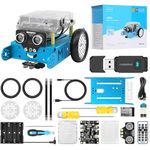 Makeblock mBot STEM Projects for Kids Ages 8-12, Programmable Robot with Dongle, Learning Education Toys Gift for Children to Learn Robotics, Electronics and Programming, Coding Robot Kit