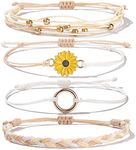 FANCY SHINY Sunflower String Bracel