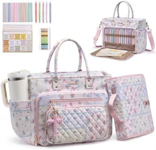 LOVEVOOK Cute Bible Bag with Bible Cover Case for Women, Teacher Tote Bag