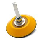 Glass Polish 2 inch (50mm) Spindle Hook & Loop Grip Backing Pad for Drills with Universal Drill Attachment