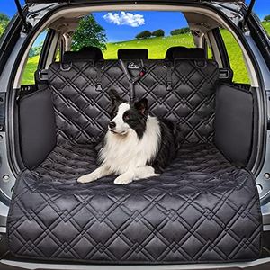 Meadowlark® Housse Protection de Coffre pour Chien Voiture Imperméable! Universelle pour SUV Camion et Voitures, Couverture pour Animaux de qualité supérieure! + Ceinture de sécurité