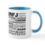 CafePress INFJ Counselor Myers Briggs Personality Mugs 11 oz (325 ml) Ceramic Coffee Mug